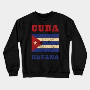 Flag of Cuba Crewneck Sweatshirt